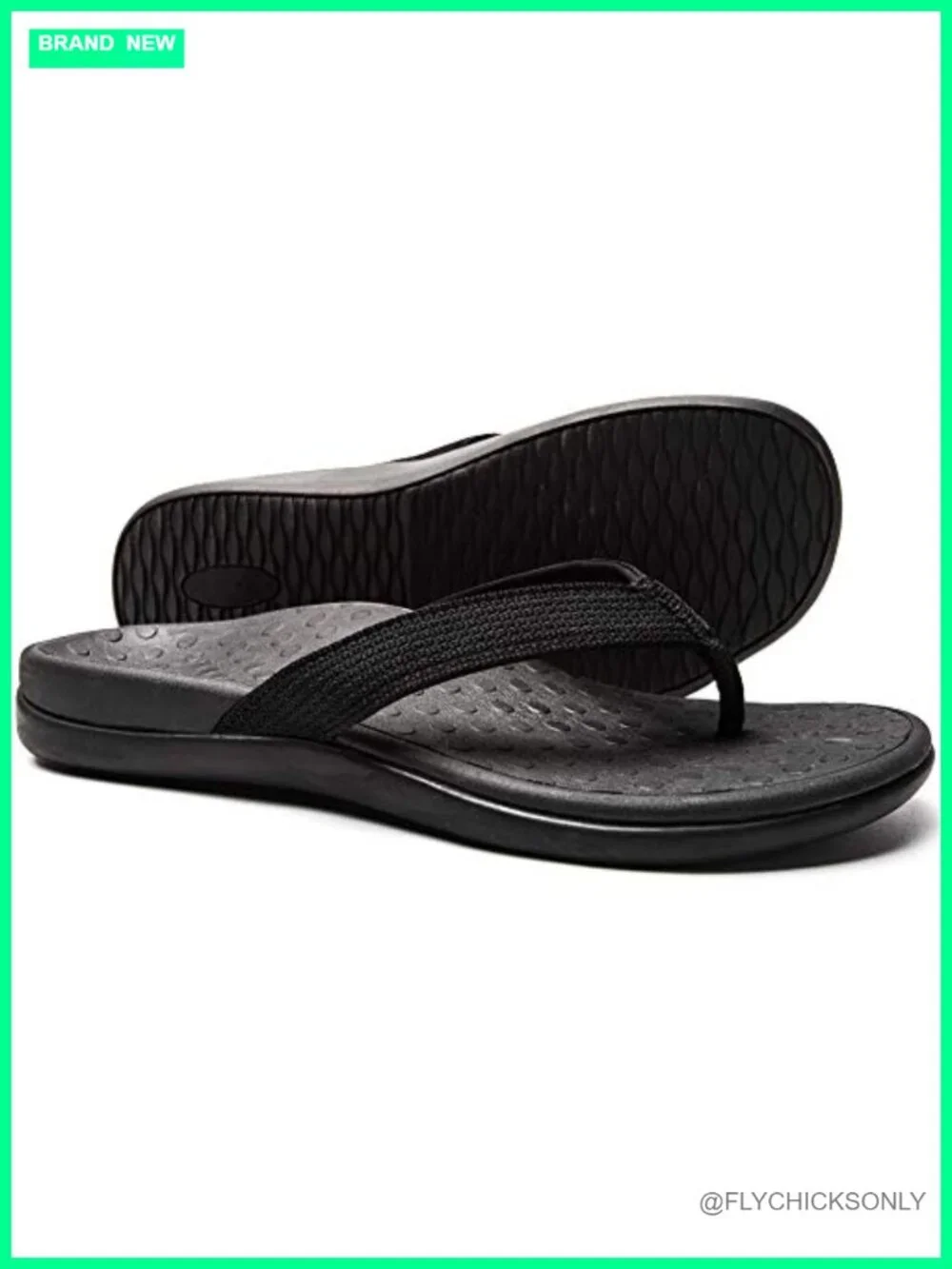 Orthotic Flip Flops with Arch Support for Plantar Fasciitis Relief